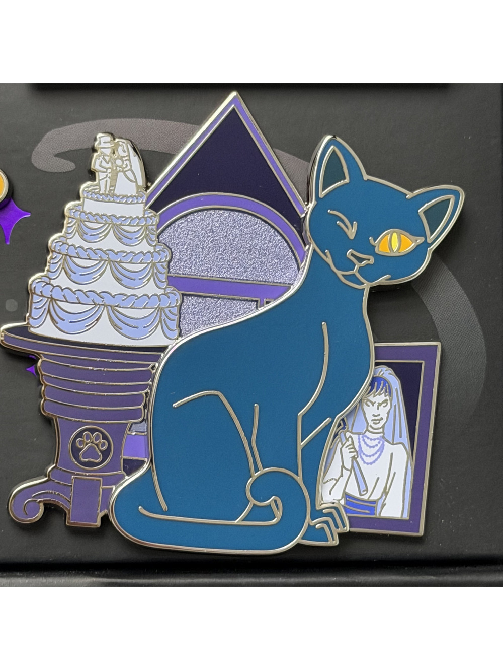 Disney Parks 2026 Artist Collection Haunted Mansion Pin ONLY Cat & Bride LE